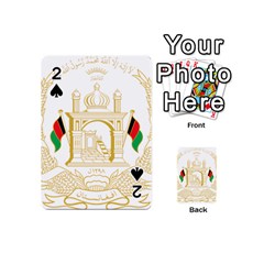 National Emblem Of Afghanistan Playing Cards 54 (mini)  by abbeyz71