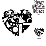 Happy day - black and white Playing Cards 54 (Heart)  Front - SpadeQ