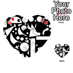 Happy day - black and white Playing Cards 54 (Heart)  Front - DiamondQ