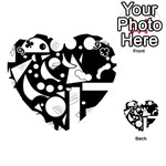 Happy day - black and white Playing Cards 54 (Heart)  Front - Club9