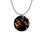 Magical night  Button Necklaces Front