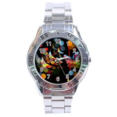 Magical Night  Stainless Steel Analogue Watch by Valentinaart