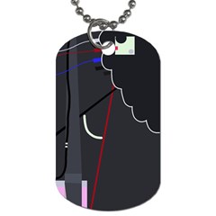 Plug In Dog Tag (two Sides) by Valentinaart