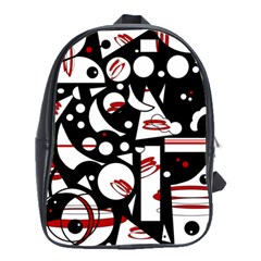 Happy Life - Red School Bags(large)  by Valentinaart