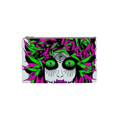 Spidie Lady Sugar Skull Cosmetic Bag (small)  by burpdesignsA