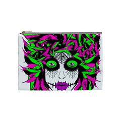 Spidie Lady Sugar Skull Cosmetic Bag (medium)  by burpdesignsA