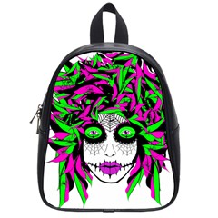Spidie Lady Sugar Skull School Bags (small)  by burpdesignsA