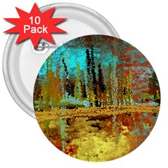 Autumn Landscape Impressionistic Design 3  Buttons (10 pack) 