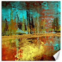 Autumn Landscape Impressionistic Design Canvas 16  x 16  