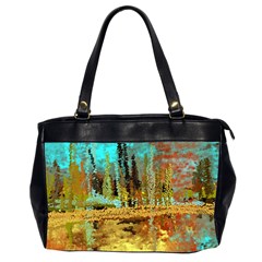 Autumn Landscape Impressionistic Design Office Handbags (2 Sides) 