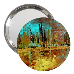 Autumn Landscape Impressionistic Design 3  Handbag Mirrors