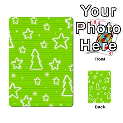 Green Christmas Multi-purpose Cards (rectangle) 