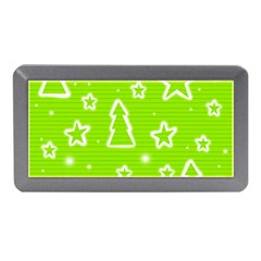 Green Christmas Memory Card Reader (mini) by Valentinaart