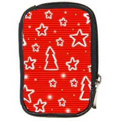 Red Xmas Compact Camera Cases