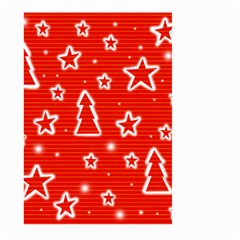 Red Xmas Large Garden Flag (two Sides)