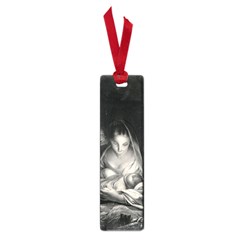 Nativity Scene Birth Of Jesus With Virgin Mary And Angels Black And White Litograph Small Book Marks by yoursparklingshop