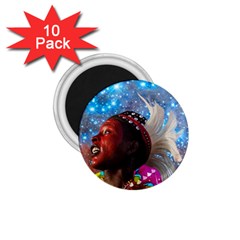 African Star Dreamer 1 75  Magnets (10 Pack) 