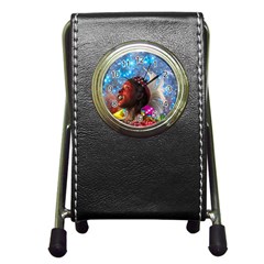 African Star Dreamer Pen Holder Desk Clocks