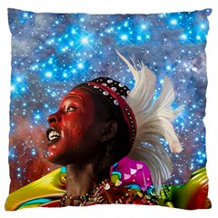 African Star Dreamer Standard Flano Cushion Case (two Sides) by icarusismartdesigns
