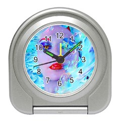 Swimming Into The Blue Travel Alarm Clocks by icarusismartdesigns