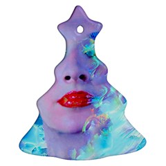 Swimming Into The Blue Christmas Tree Ornament (2 Sides)