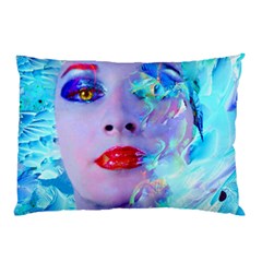 Swimming Into The Blue Pillow Case (two Sides)