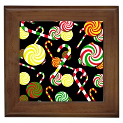 Xmas Candies  Framed Tiles