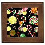 Xmas candies  Framed Tiles Front