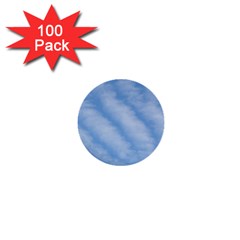 Wavy Clouds 1  Mini Buttons (100 Pack)  by GiftsbyNature