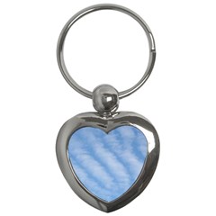 Wavy Clouds Key Chains (Heart) 