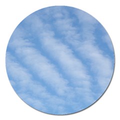 Wavy Clouds Magnet 5  (Round)