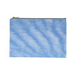 Wavy Clouds Cosmetic Bag (Large) 