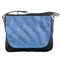 Wavy Clouds Messenger Bags