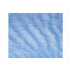 Wavy Clouds Double Sided Flano Blanket (large)  by GiftsbyNature