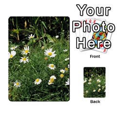 White Daisy Flowers Multi-purpose Cards (rectangle)  by picsaspassion