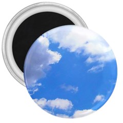 Clouds And Blue Sky 3  Magnets by picsaspassion