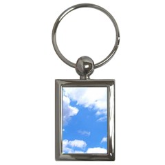 Clouds And Blue Sky Key Chains (rectangle)  by picsaspassion