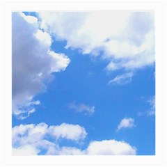 Clouds And Blue Sky Medium Glasses Cloth (2-side) by picsaspassion