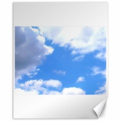 Clouds And Blue Sky Canvas 11  X 14   by picsaspassion