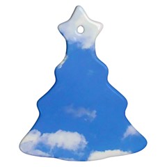 Clouds And Blue Sky Christmas Tree Ornament (2 Sides) by picsaspassion