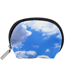 Clouds And Blue Sky Accessory Pouches (small)  by picsaspassion