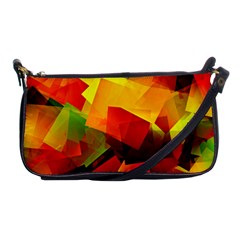 Indian Summer Cubes Shoulder Clutch Bags by designworld65