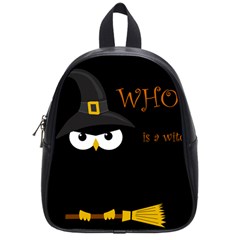 Who Is A Witch? School Bags (small)  by Valentinaart