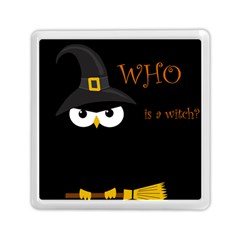 Who Is A Witch? Memory Card Reader (square)  by Valentinaart