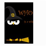 Who is a witch? Small Garden Flag (Two Sides) Front