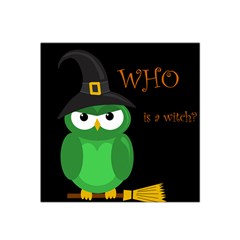 Who Is A Witch? - Green Satin Bandana Scarf by Valentinaart