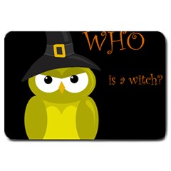 Who Is A Witch? - Yellow Large Doormat 