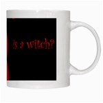 Who is a witch? - red White Mugs Right