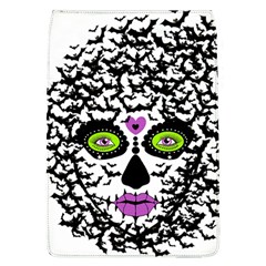 Bat Lady Sugar Skull Flap Covers (l)  by burpdesignsA