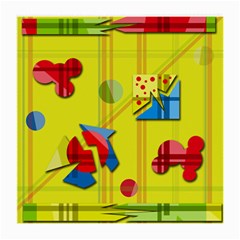 Playful Day - Yellow  Medium Glasses Cloth (2-side)